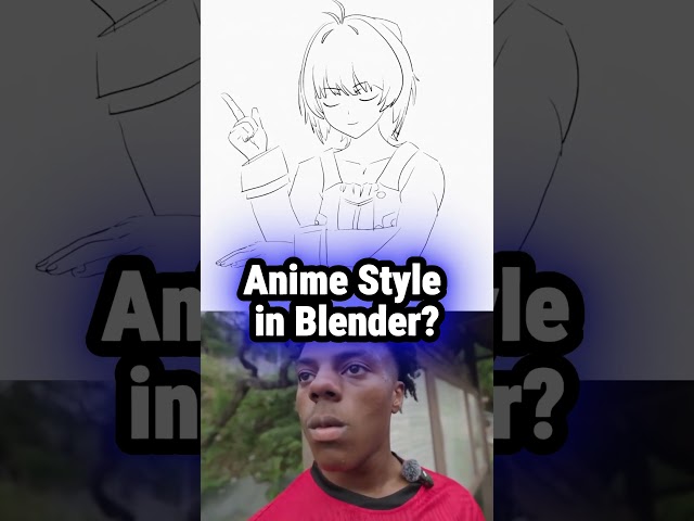 Anime Style in Blender by @CGDASH_