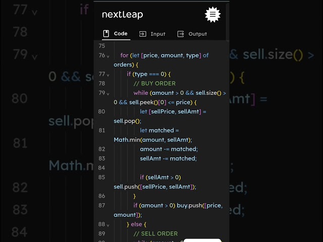 Backlog Orders Problem | Priority Queue | Max-Heap + Min-Heap | LeetCode Hard JavaScript Solution