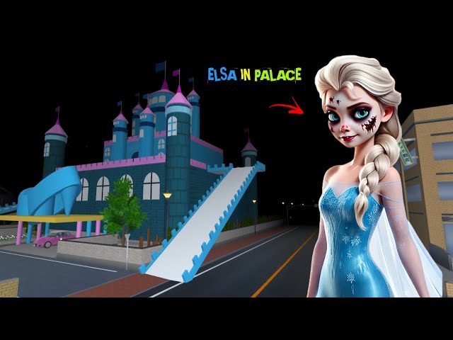 Elsa In Palace 😱 | Sakura School Simulator 