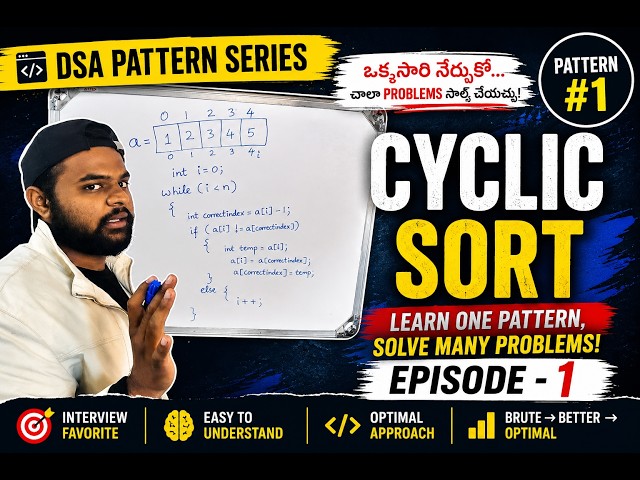 Master Cyclic Sort Pattern | Episode 1 | DSA Interview Preparation