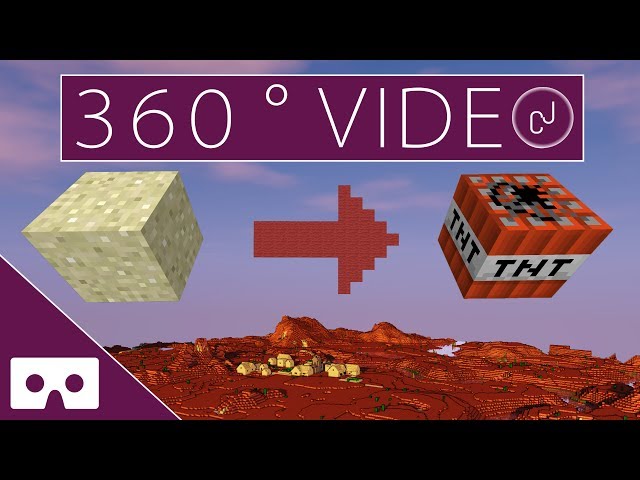 Minecraft Desert But All The Sand Is TNT - VR 360°