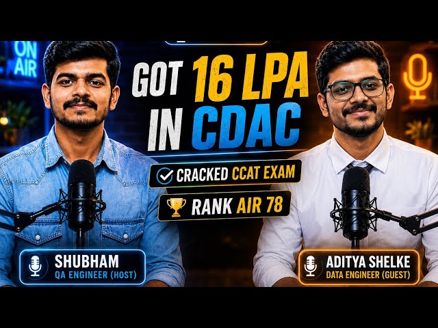 CDAC Topper Strategy 🔥 How He Cracked CCAT | Part 1