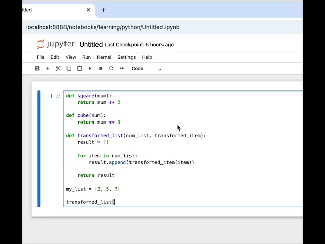 Higher order function Python