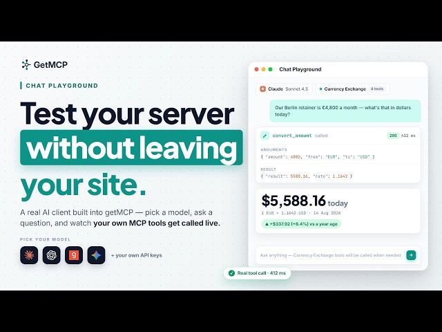 Stop Editing JSON to Test Your MCP Server