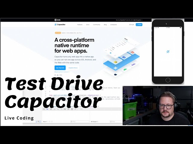 Code With Me - Test Drive Capacitor JS to build a Mobile App.