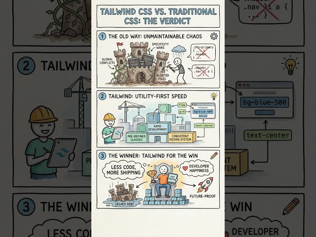 Why Tailwind CSS Finally Killed Traditional CSS