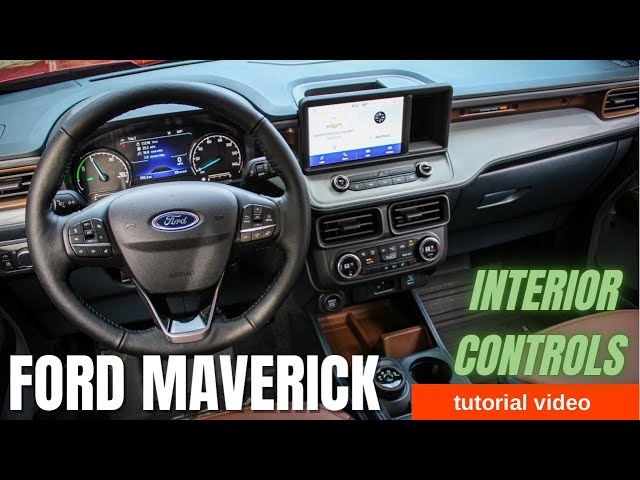 Ford Maverick – Full Display & Controls Tutorial 2022-24