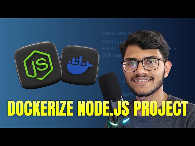 How to Dockerize Any JavaScript Project | Step-by-Step Docker Guide