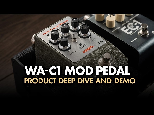 WA-C1 Compact Stereo Chorus & Vibrato Pedal With Added Preamp Bypass | Product Deep Dive & Demo