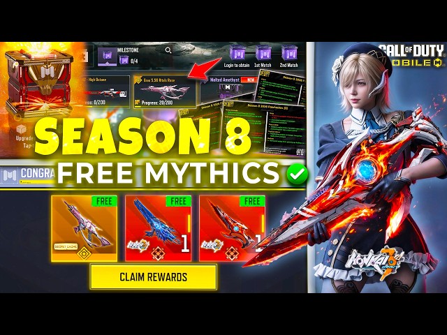 Season 8 | FREE Mythics | Secret Cache Update | Balance Changes | COD Mobile | CODM Leaks