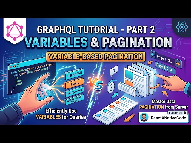 GraphQL Tutorial in Hindi | Variables, Pagination | Part 2 | React Native