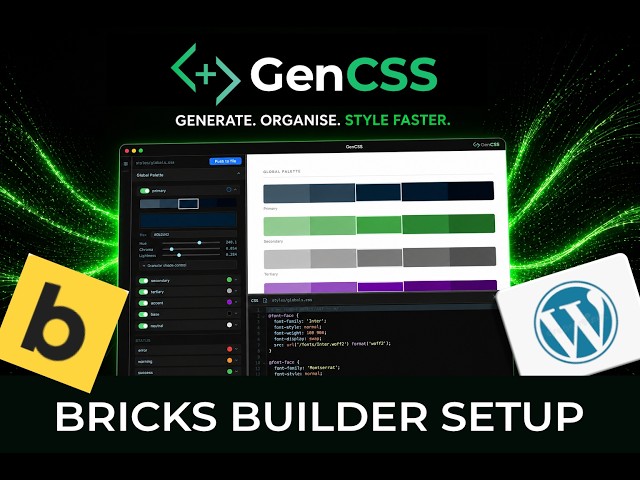 New CSS Framework for Wordpress | GenCSS Bricks Builder Setup