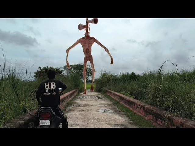 Siren Head on a Lonely Bridge | VFX Horror Short Film | Fictional Story