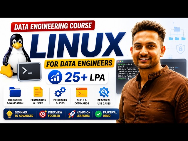 Linux for Data Engineers | Essential Linux Commands for Big Data & Hadoop | Interview Preparation