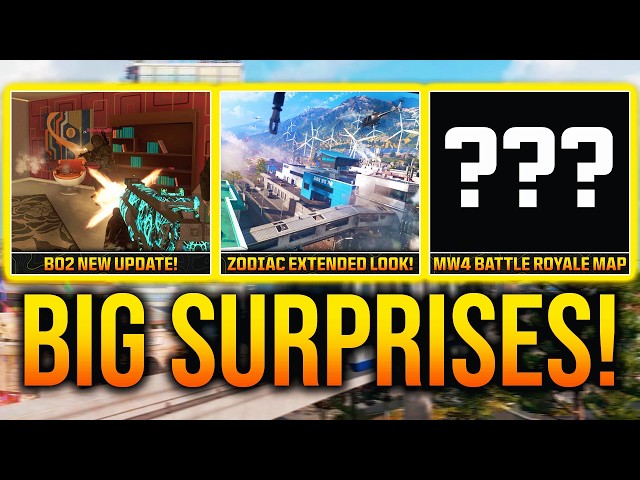 CALL OF DUTY’s New SURPRISE ANNOUNCEMENTS! (MW4 Reveals, BO2 PORT UPDATE, & More)