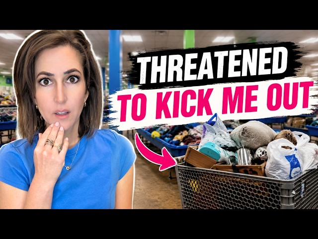 Why am I getting kicked out the Goodwill bins???