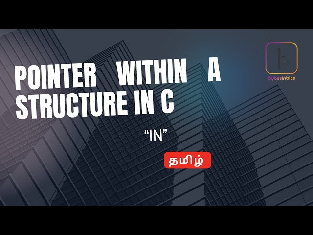 pointer within a structure in C programming
