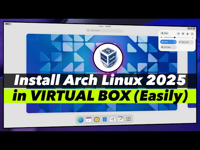 How To Install Arch Linux in VirtualBox (2025) | Arch Linux Installation
