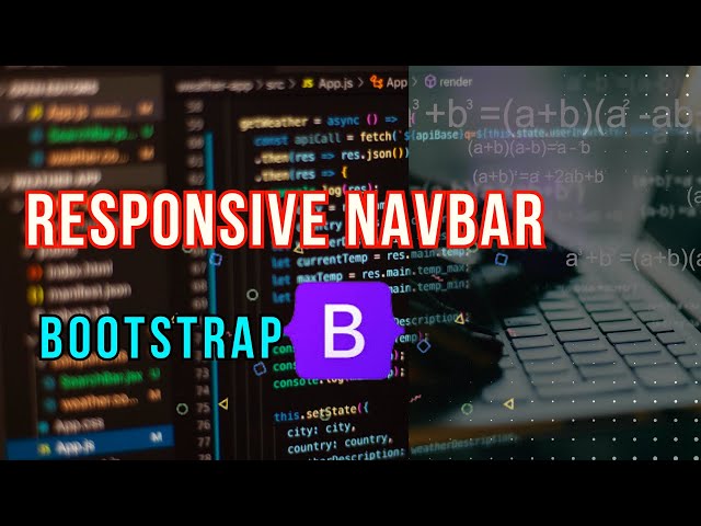 Responsive Navbar Design Using Bootstrap - Easy Beginner's Guide - Bootstrap Tutorial #2