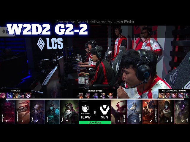 TLAW vs SEN - Game 2 | Week 2 Day 2 S16 LCS Summer 2026 | Team Liquid Alienware vs Sentinels G2 W2D2