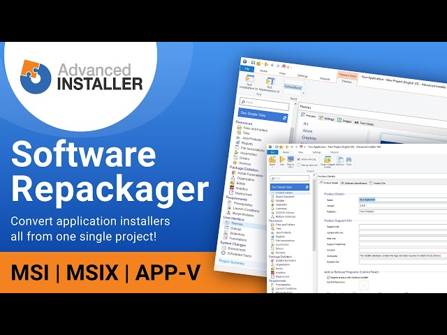Advanced Installer Repackager