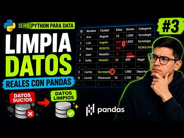 🐍 How to clean REAL DATA with Python and Pandas | #3
