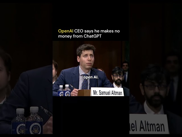 Senator Kennedy is NOT buying Sam Altman's salary claims 💀💼 #samaltman #openai #senate #chatgpt'