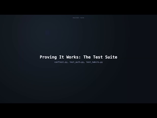 Building the Habit Tracker API: A Full FastAPI + SQLAlchemy Capstone Walkthrough