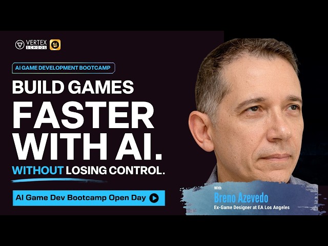 AI Game Development Bootcamp Open Day | Live with Breno Azevedo