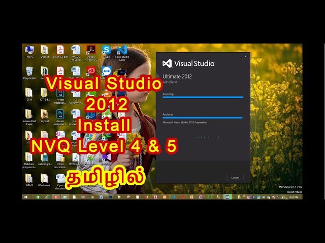 How to Install Visual Studio 2012 in Tamil | NVQ Level 4 & 5