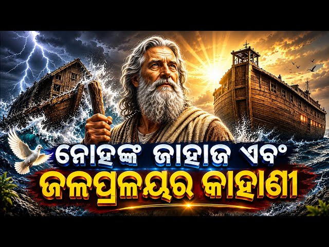 The Miraculous Story of Noah's Ark | Odia Bible Stories✅❤️#odiastories #odiabiblestories