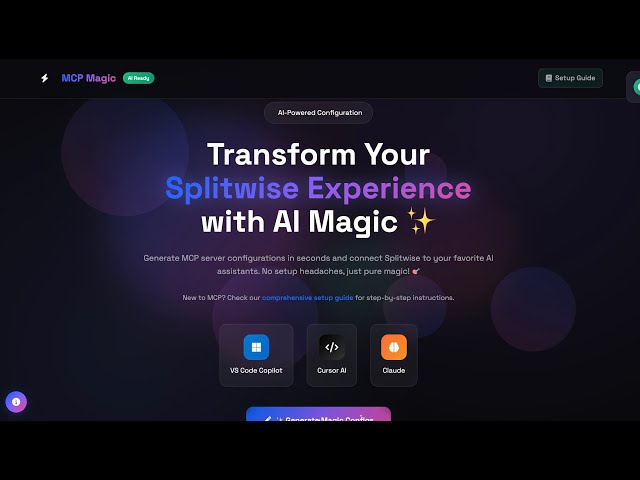 I Connected ChatGPT to Splitwise using MCP 🔗 and It's a Game Changer! 🔥