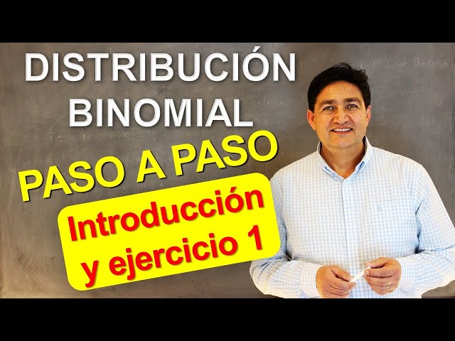 BINOMIAL DISTRIBUTION | Introduction and Exercise 1 - STEP BY STEP