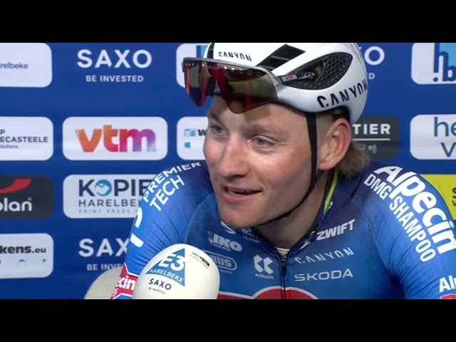 Mathieu Van der Poel | Winner E3 Saxo Classic 2026 | Post Race Interview