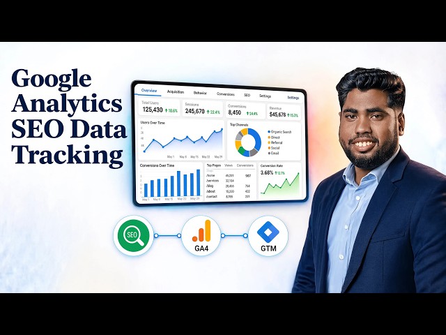 Google Analytics SEO Data Tracking with Google Tag Manager  by MD Niamul Conersion Tracking