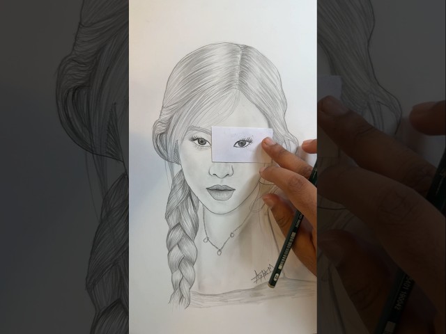 Testing the Viral Eye Drawing Trick #drawing