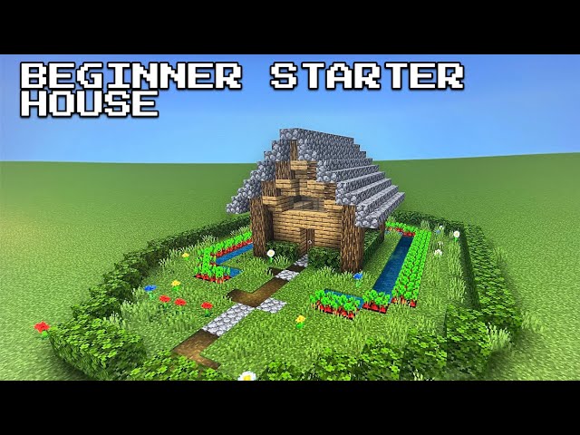 Minecraft Tutorial: How To Build A Beginner Starter House