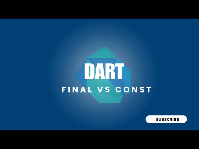 2.4 Final vs Const Keywords - Difference and How to Use? | Flutter Tutorial | Hindi