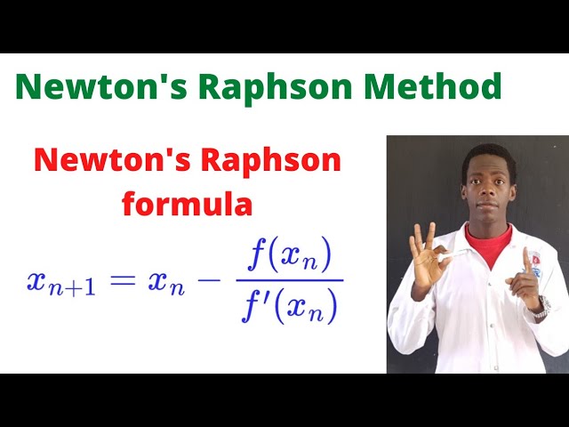 Newton's Raphson Method ...........#africastruggle.