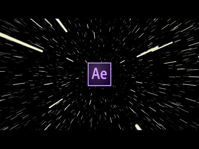 Easy Hyperdrive Space Jump Effect Tutorial | After Effects