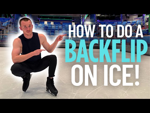 Learning To BACKFLIP On ICE SKATES!