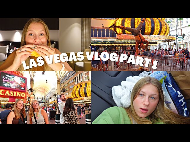 LAS VEGAS VLOG PART 1 | mukbang, traveling, food