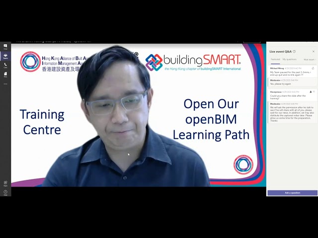 20200429 Training Class 1 - openBIM 101