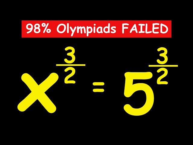 98% Do Not Know How to Even Start? || Can you solve this type of Algebra Equation?