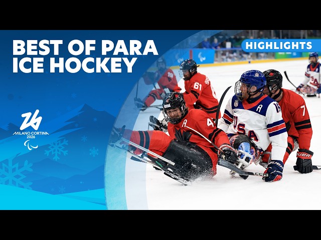 Best Moments of Para Ice Hockey 🏒💥 | Milano Cortina 2026 Paralympic Winter Games ❄️🏔️