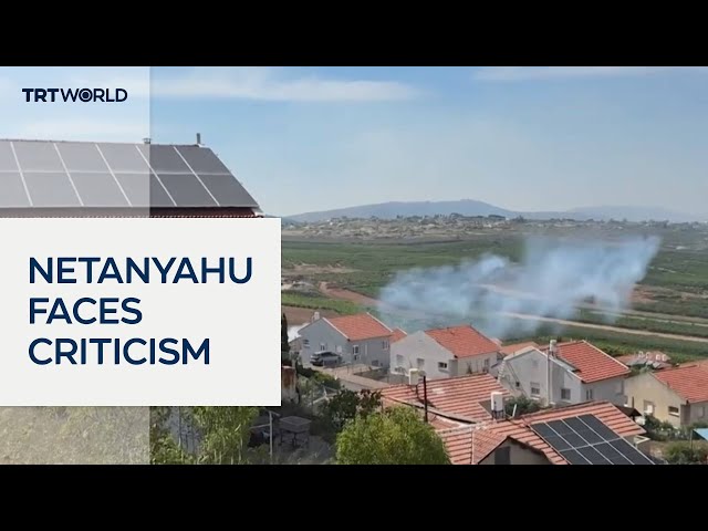 Netanyahu under mounting criticism in northern Israel