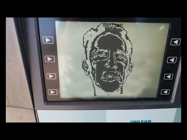 Dot matrix display from Geometry Nodes