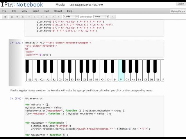 IPython Player Notebook