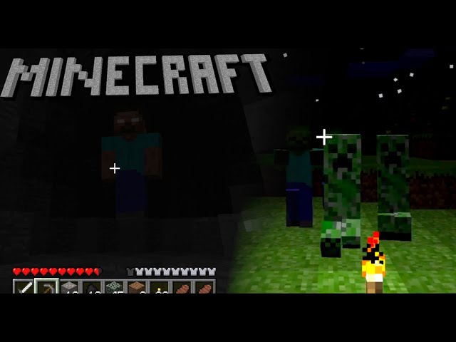 Mining in MINECRAFT ALPHA is terrifying...