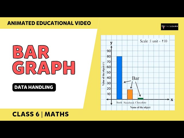 Bar Graph - Data Handling | Part 1/4 | Class 6 Maths | TicTacLearn English